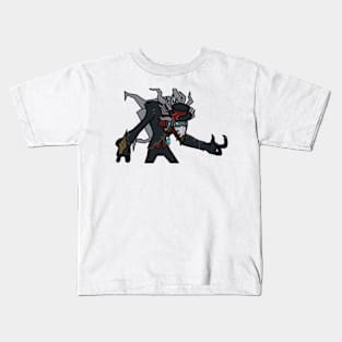 Duke White Raven Angry Cartoon Kids T-Shirt